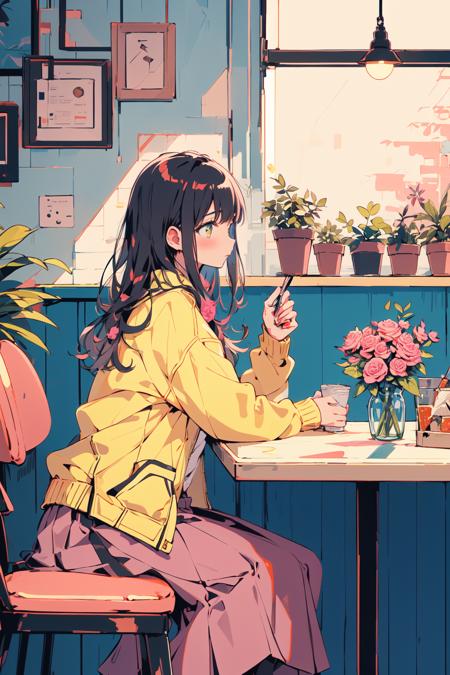 19229-3395824631-(masterpiece_1.2), best quality,PIXIV,flot,_1girl, solo, sitting, long hair, flower, chair, food, pink flower, cup, holding, lon.png